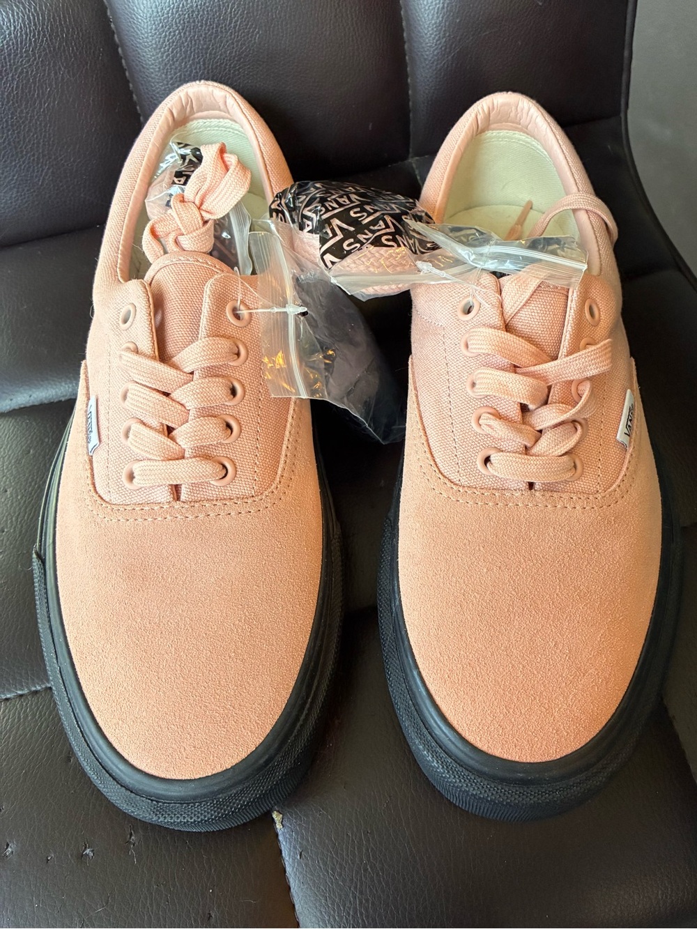 Low-Top Pink Vans & Purlicue The Fat Year  shoes